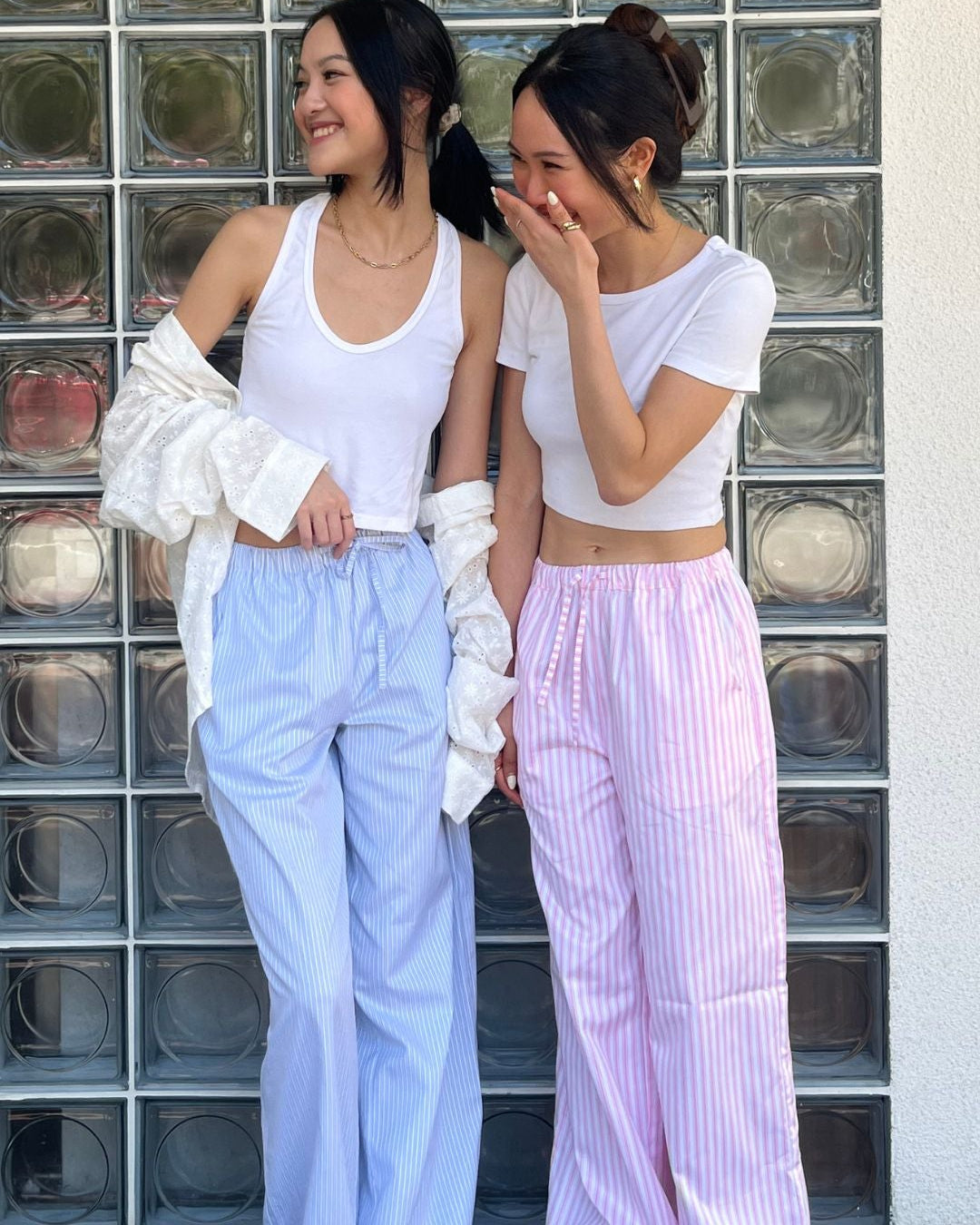 Strawberry Striped Lounge Pants