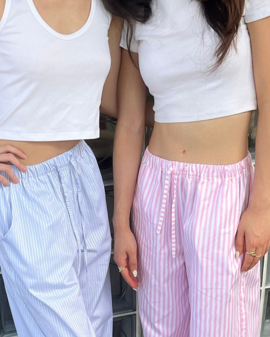 Strawberry Striped Lounge Pants