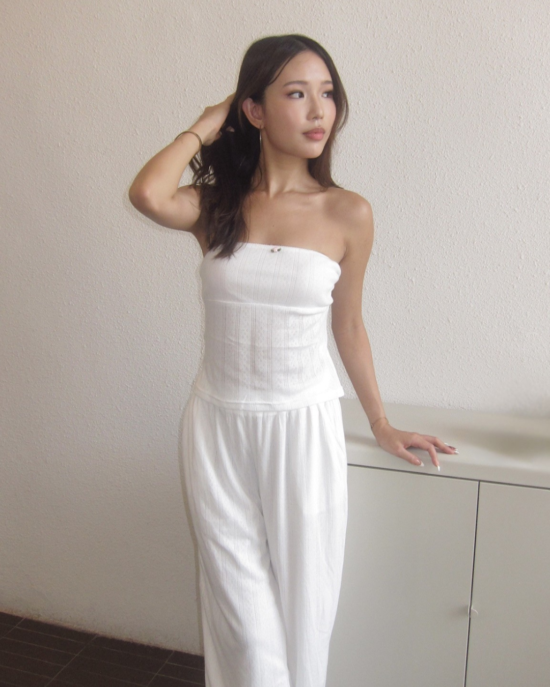 Dreamy Pointelle Set - White