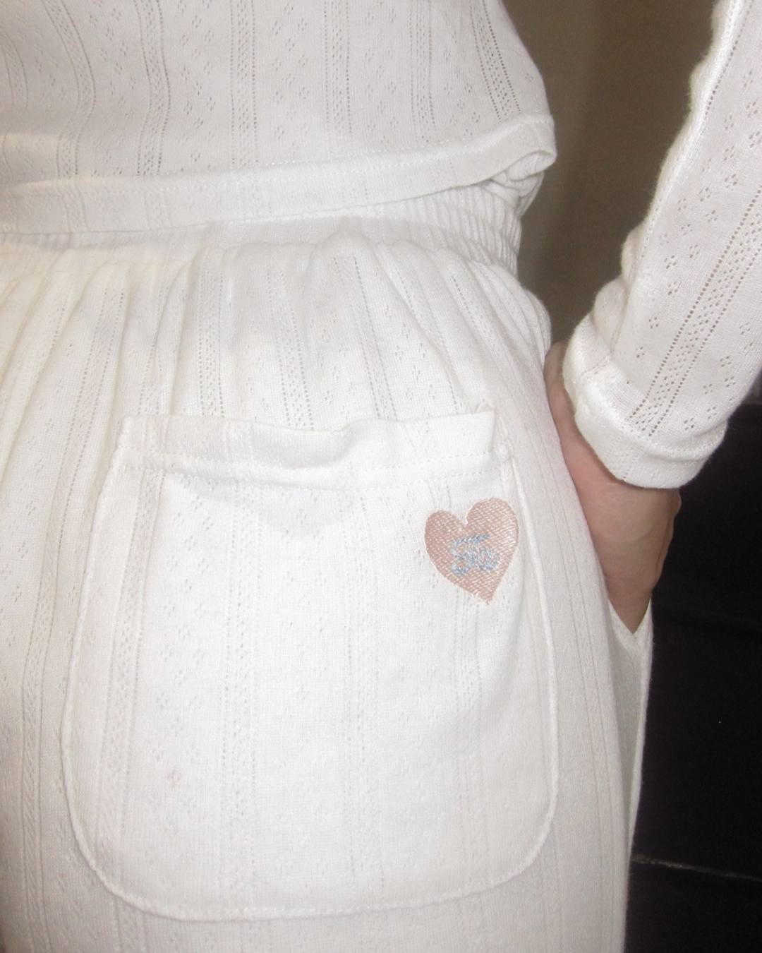Dreamy Pointelle Set - White