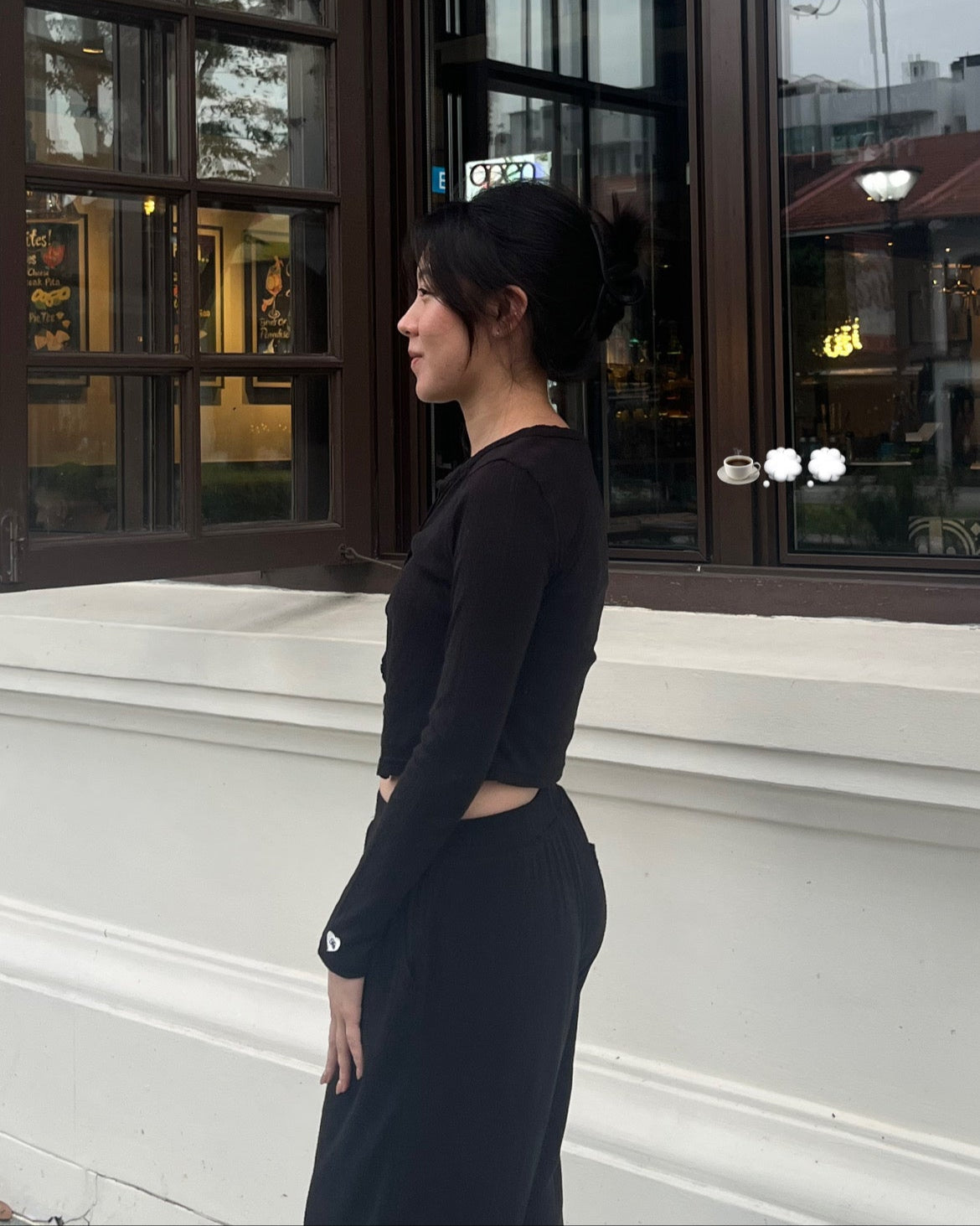 The Pointelle Layering Duo - Black
