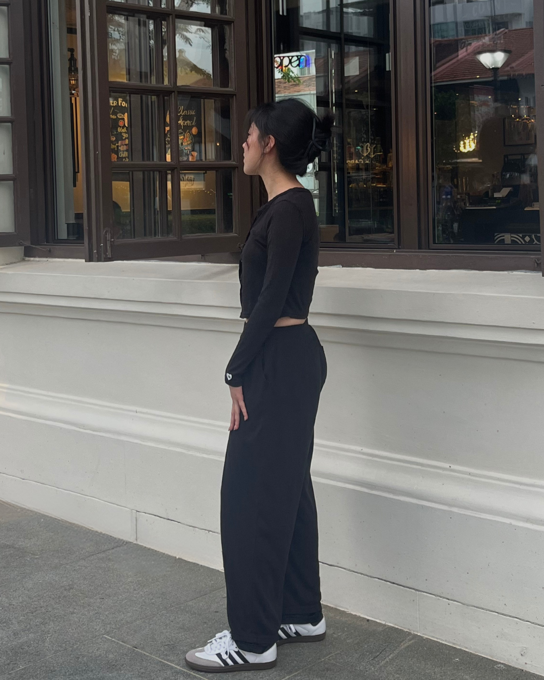 The Pointelle Layering Duo - Black