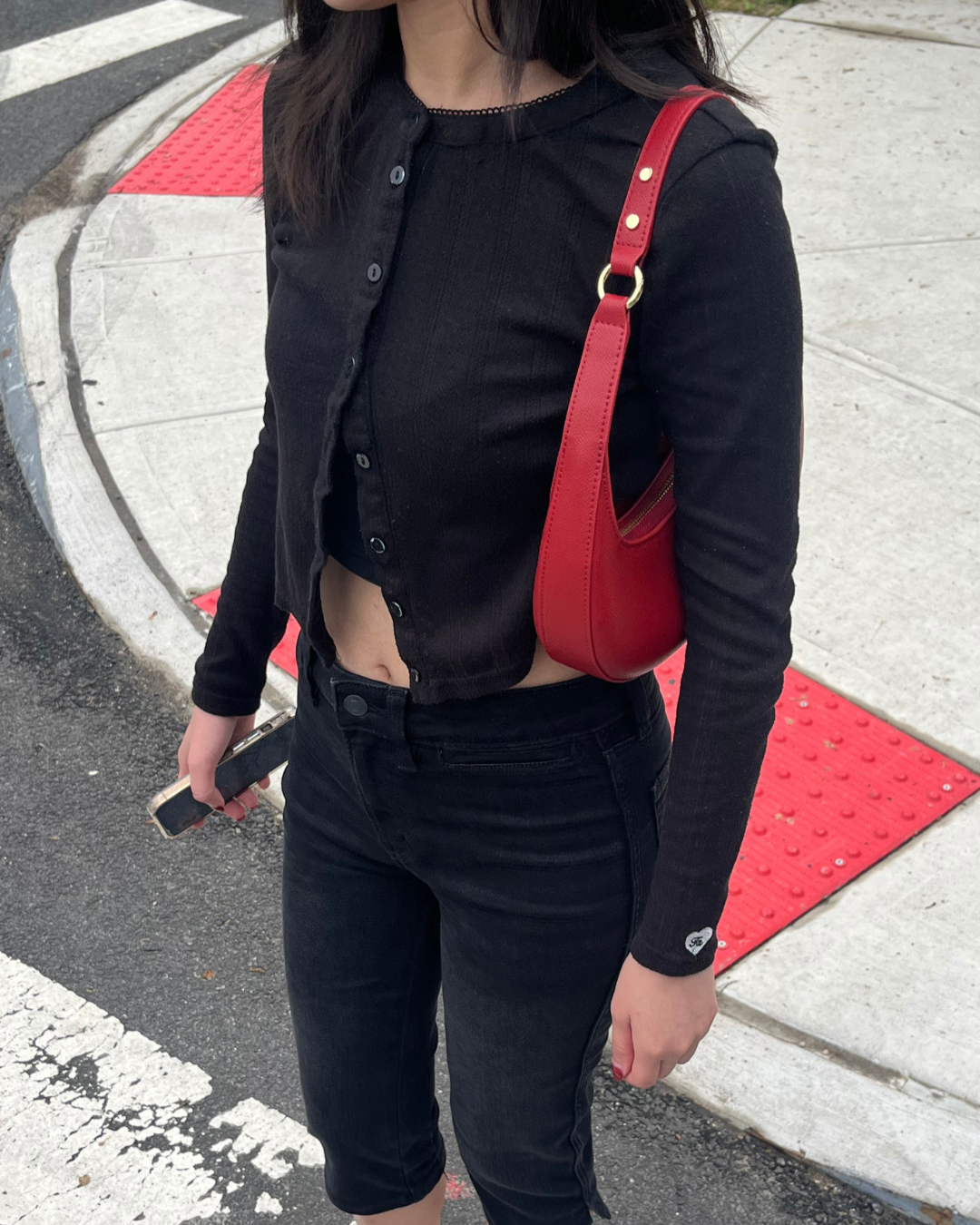 The Pointelle Layering Duo - Black