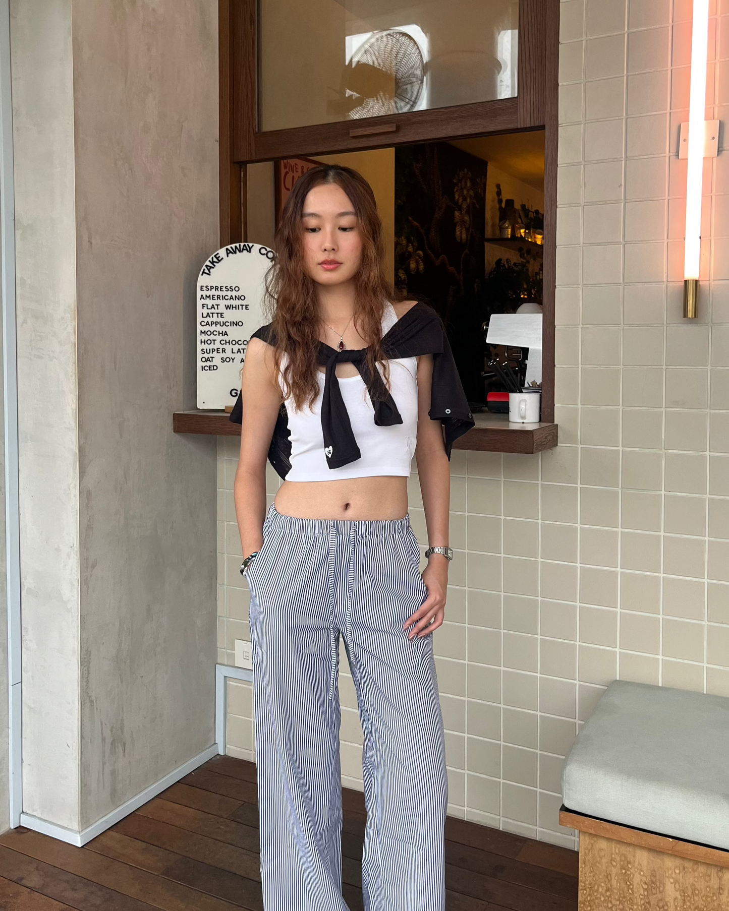 Blackberry Striped Lounge Pants