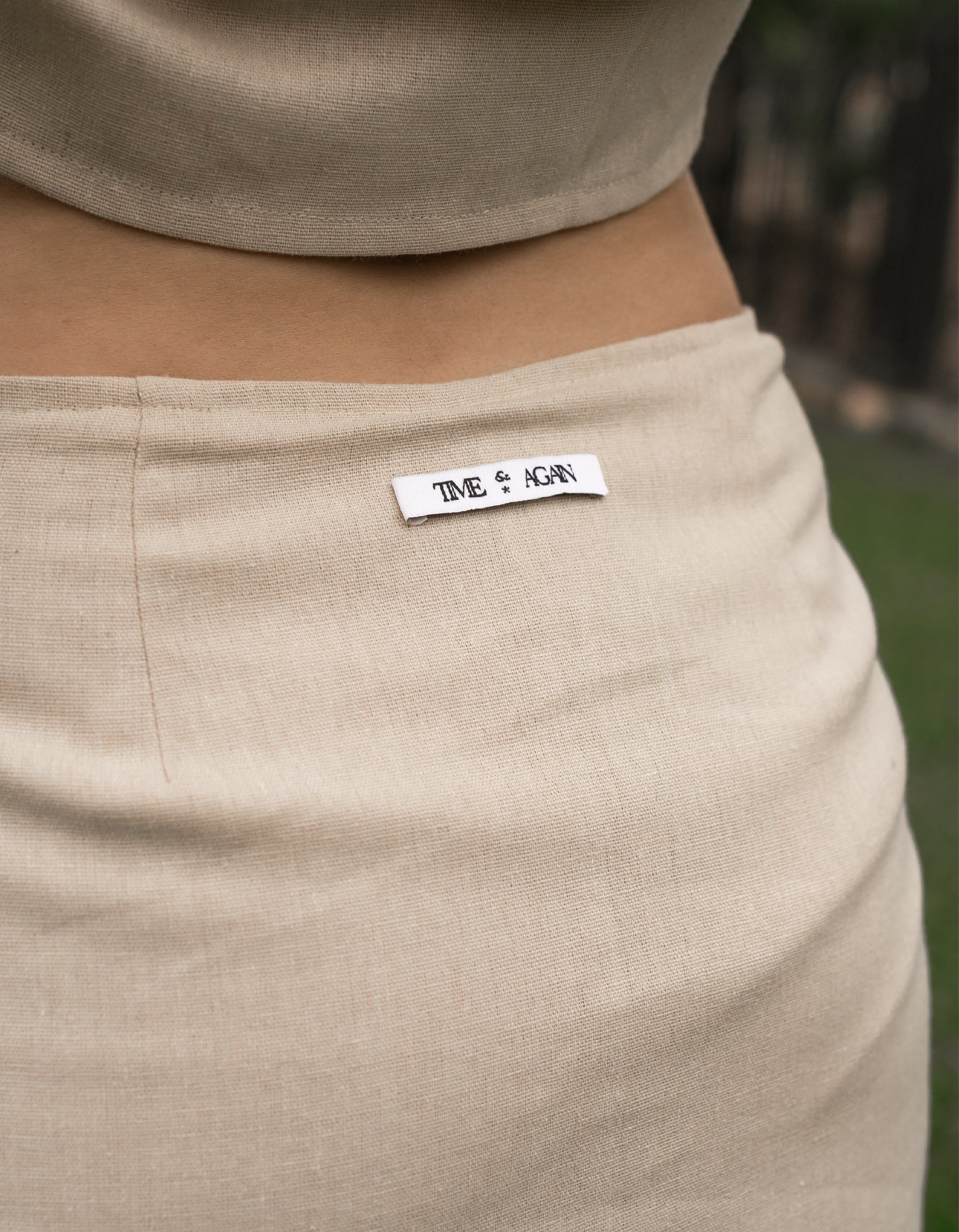 Baby Me Micro Skirt - Warm Oak