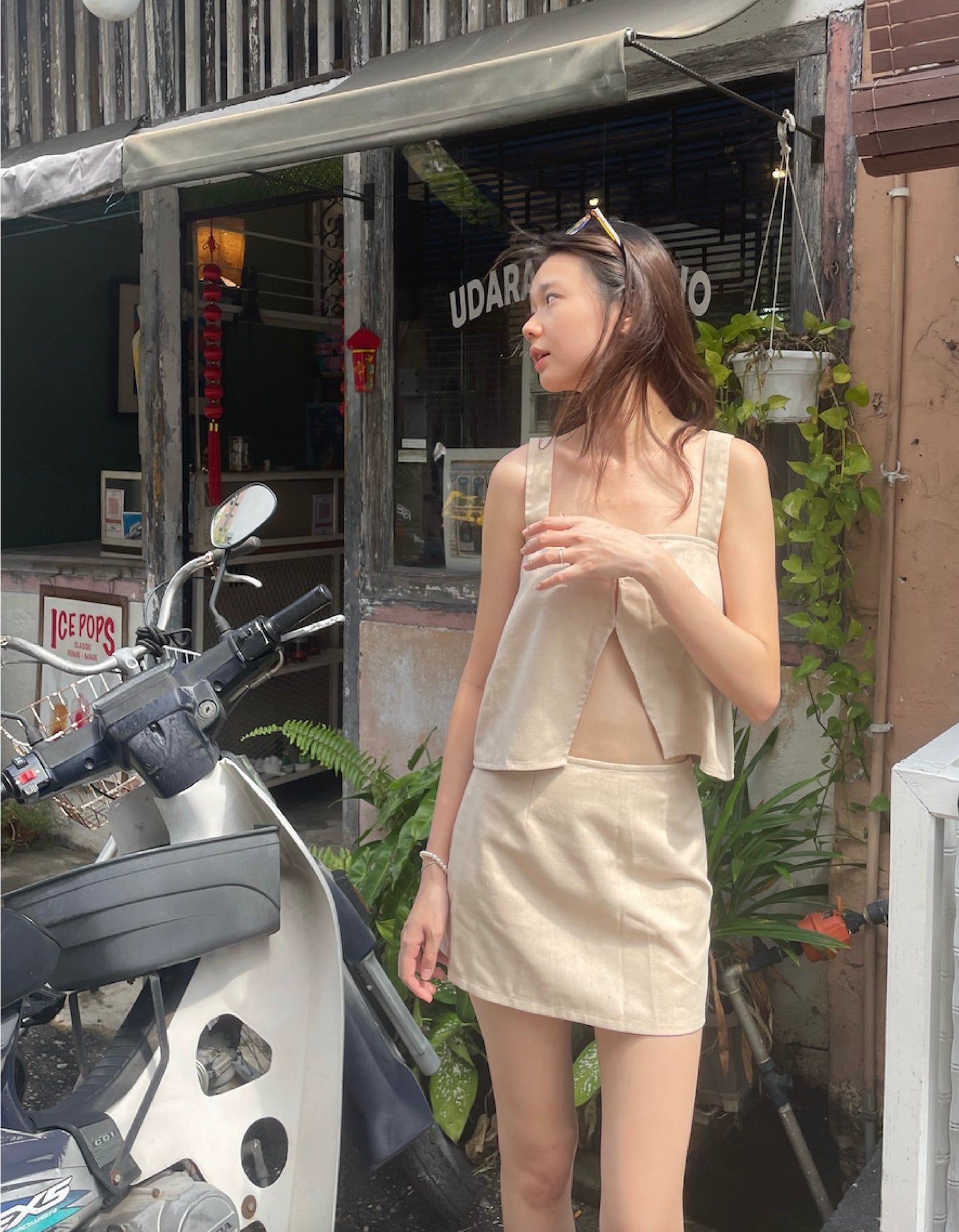 Baby Me Micro Skirt - Warm Oak
