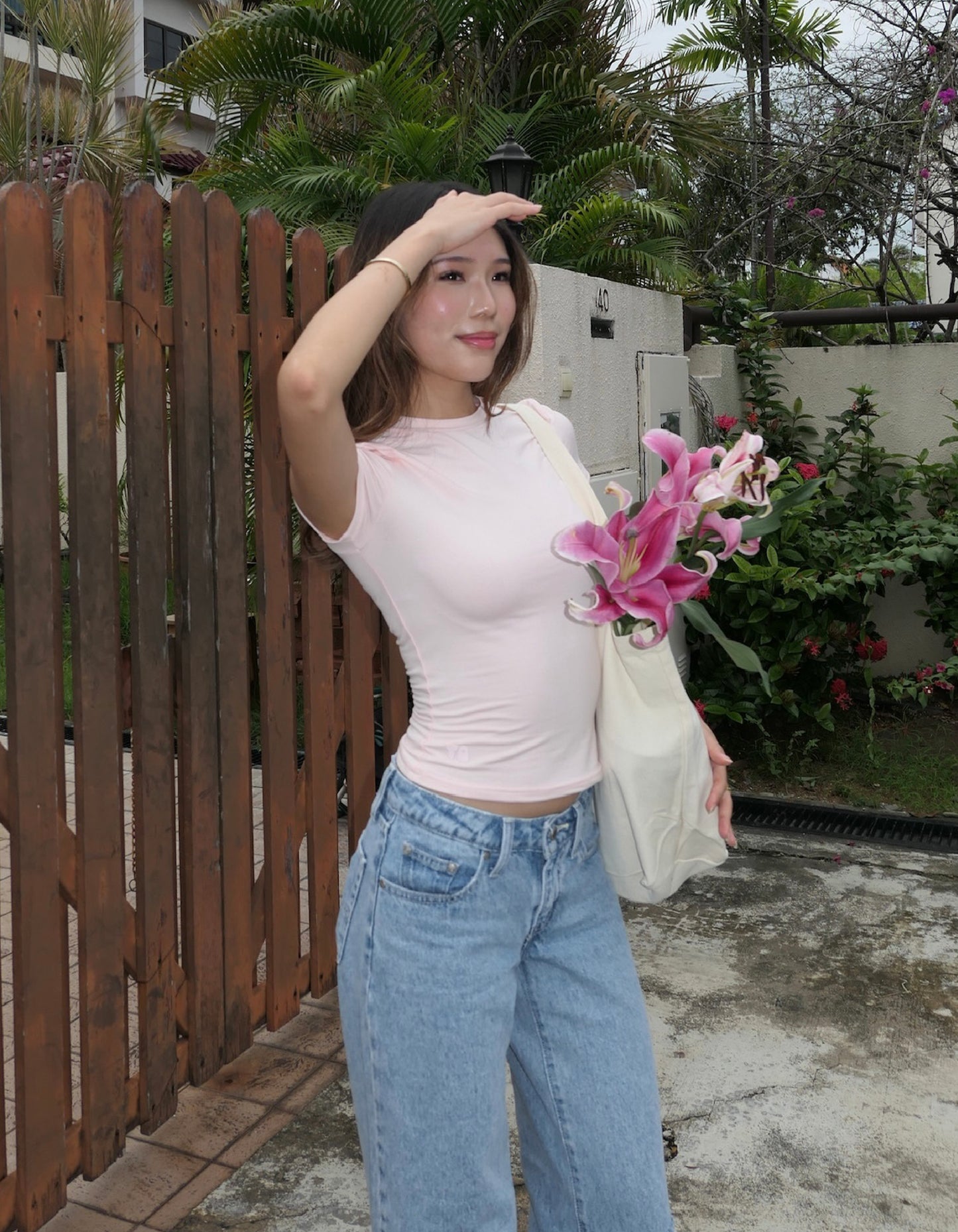 Butter Short Sleeve Tee - Pink Lemonade