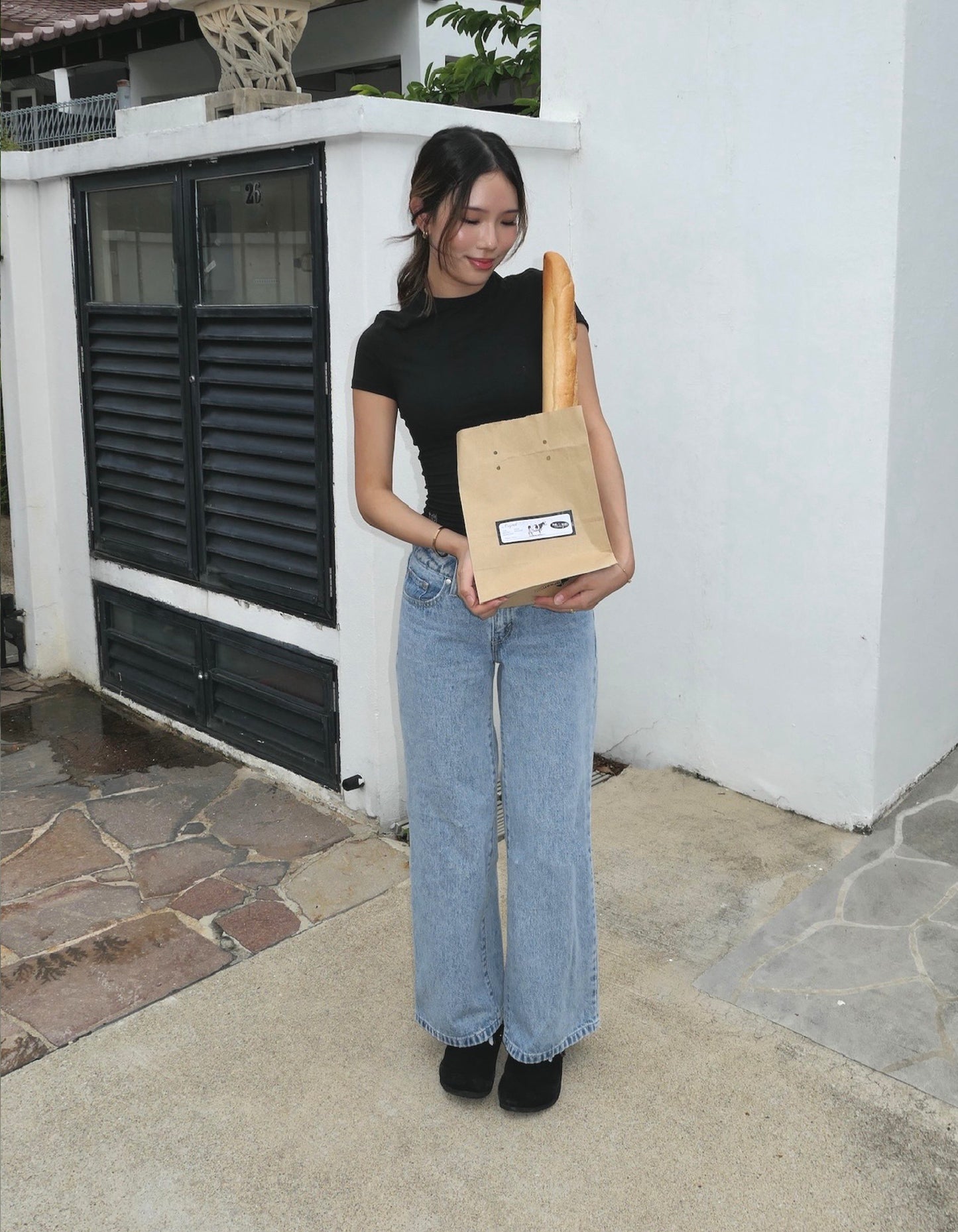 Butter Short Sleeve Tee - Black Velvet