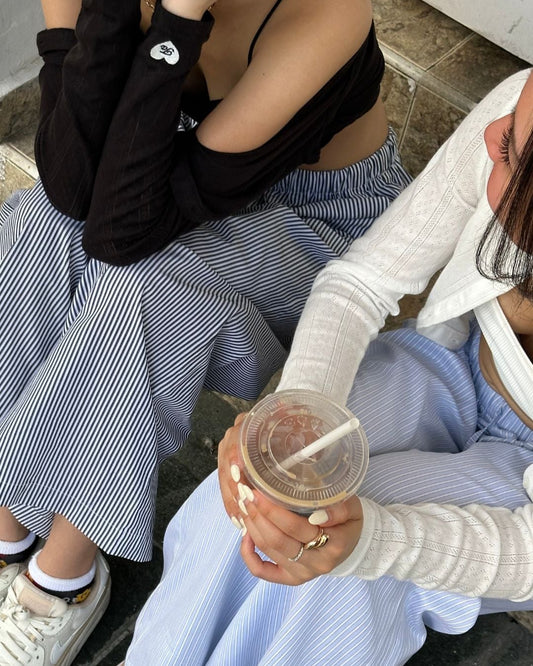 Blackberry Striped Lounge Pants