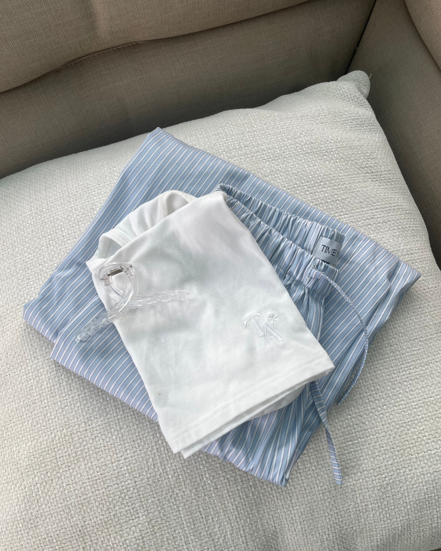 Blueberry Striped Lounge Pants