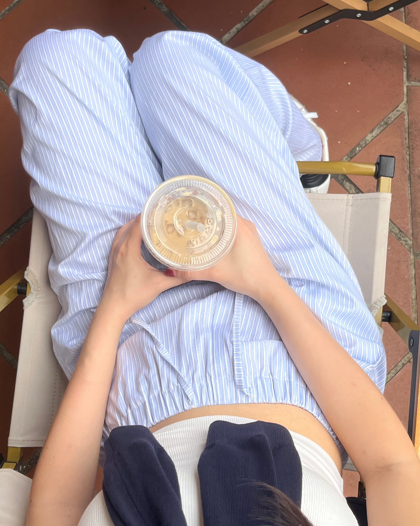 Blueberry Striped Lounge Pants