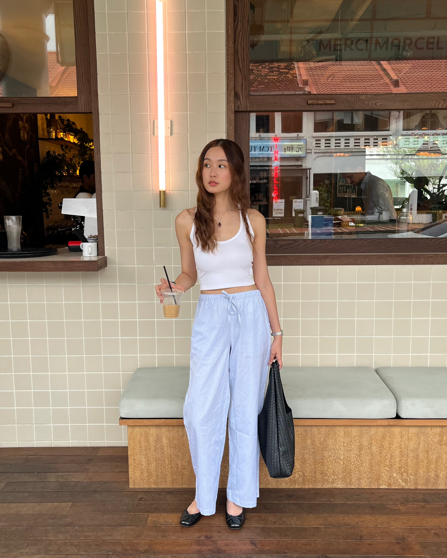 Blueberry Striped Lounge Pants