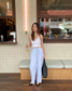 Blueberry Striped Lounge Pants
