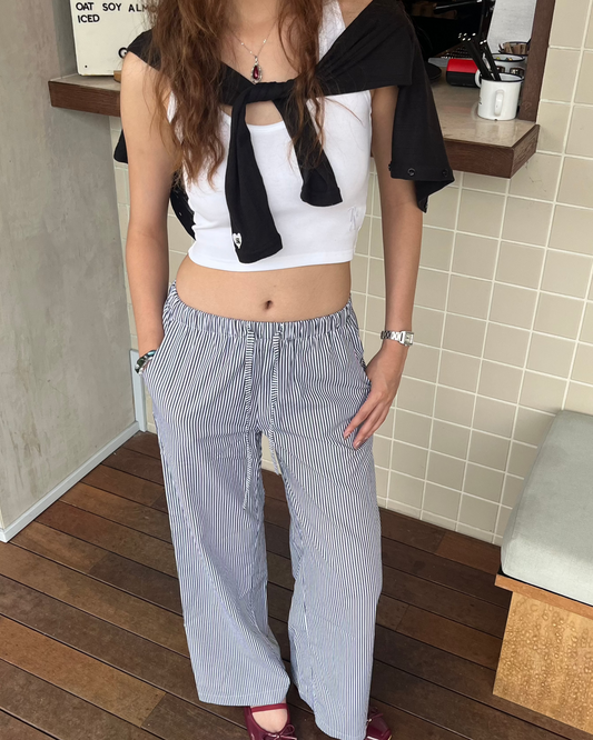 Blackberry Striped Lounge Pants