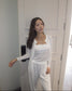 The Pointelle Layering Duo - White