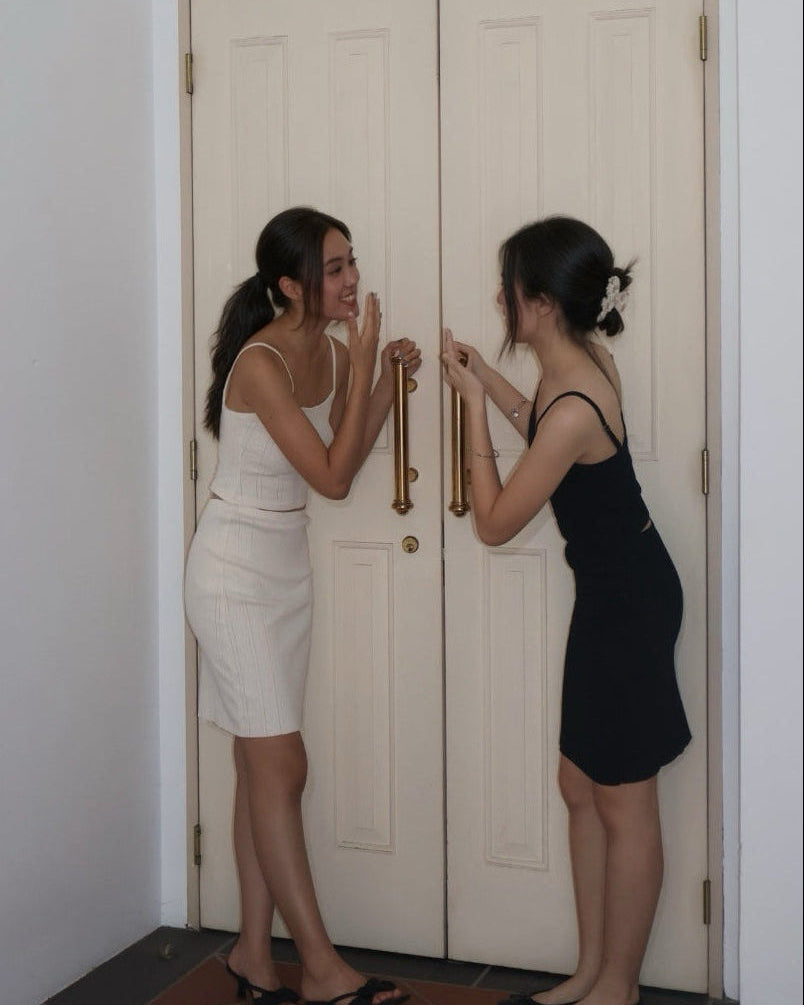 The Lola Slip Skirt - Butter Pointelle